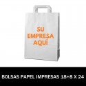 BOLSAS DE PAPEL PERSONALIZADAS 18+8 X 24