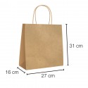 BOLSAS DE PAPEL TAKE AWAY 27x16x31