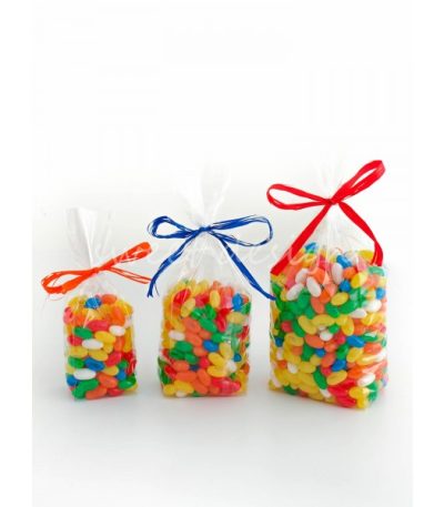 BOLSAS TRANSPARENTES BASE CUADRADA 14x35+8