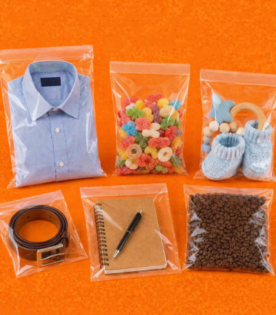 bolsas transparentes con adhesivo
