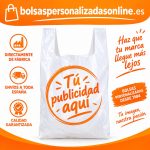 bolsas para tiendas asa camiseta personalizadas con logo